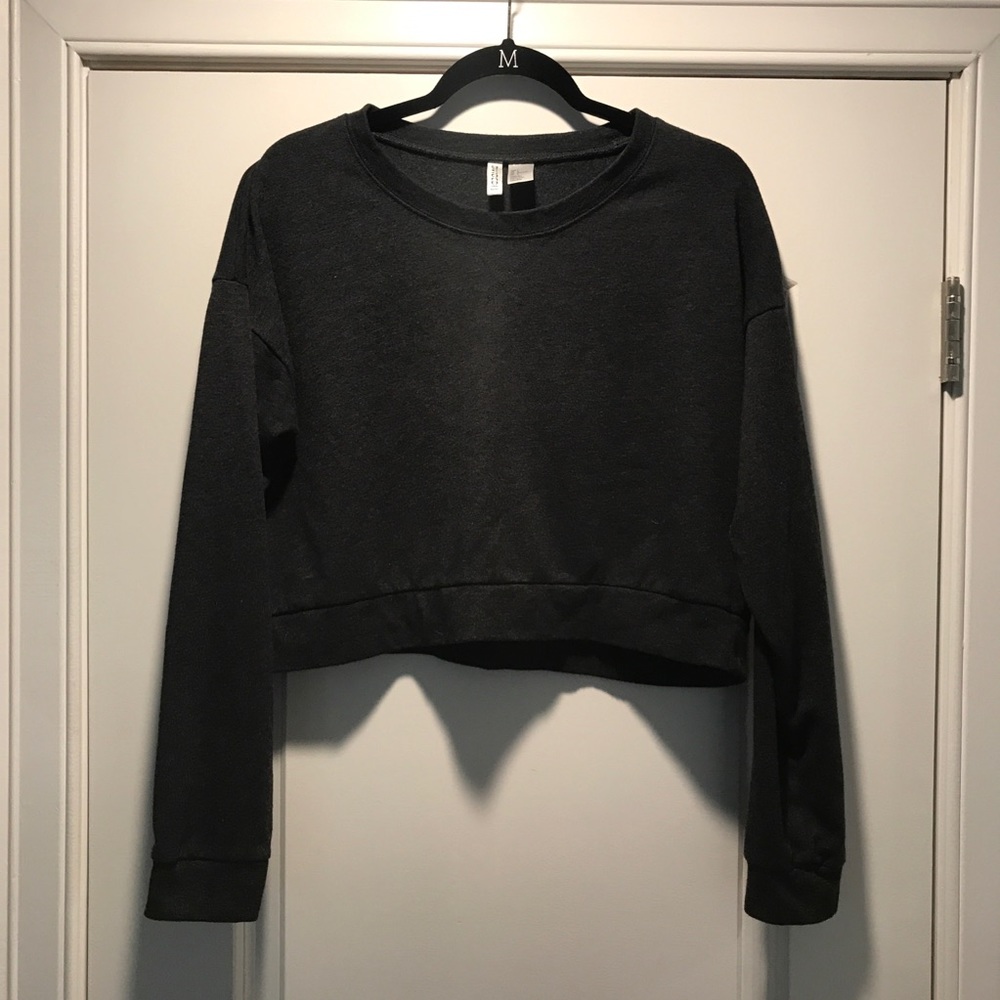 H&M Cropped Sweatshirt